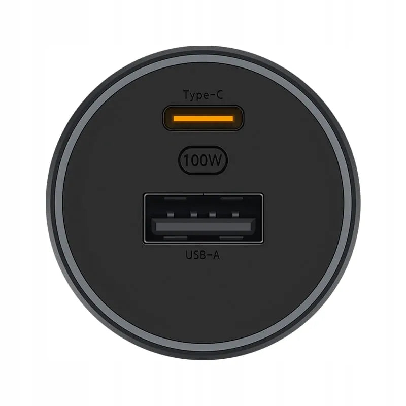Spartusis automobilinis įkroviklis Xiaomi Dual USB Car Charger 100W 1A1C