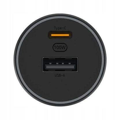 Spartusis automobilinis įkroviklis Xiaomi Dual USB Car Charger 100W 1A1C