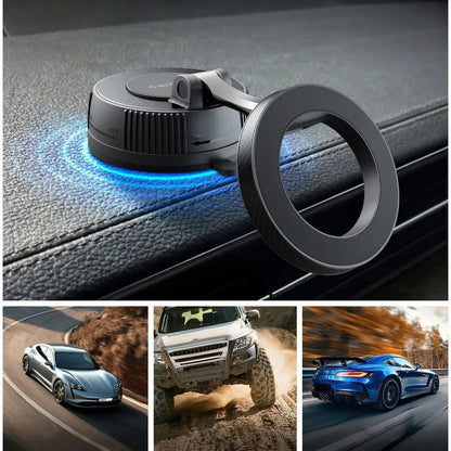 „Spigen MFT36“ sulankstomas magnetinis automobilinis telefono laikiklis, „MagSafe“, „Qi2“