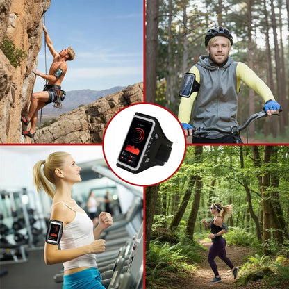 Sportinė telefono dėtuvė ant rankos Alogy Armband iki 6.7"