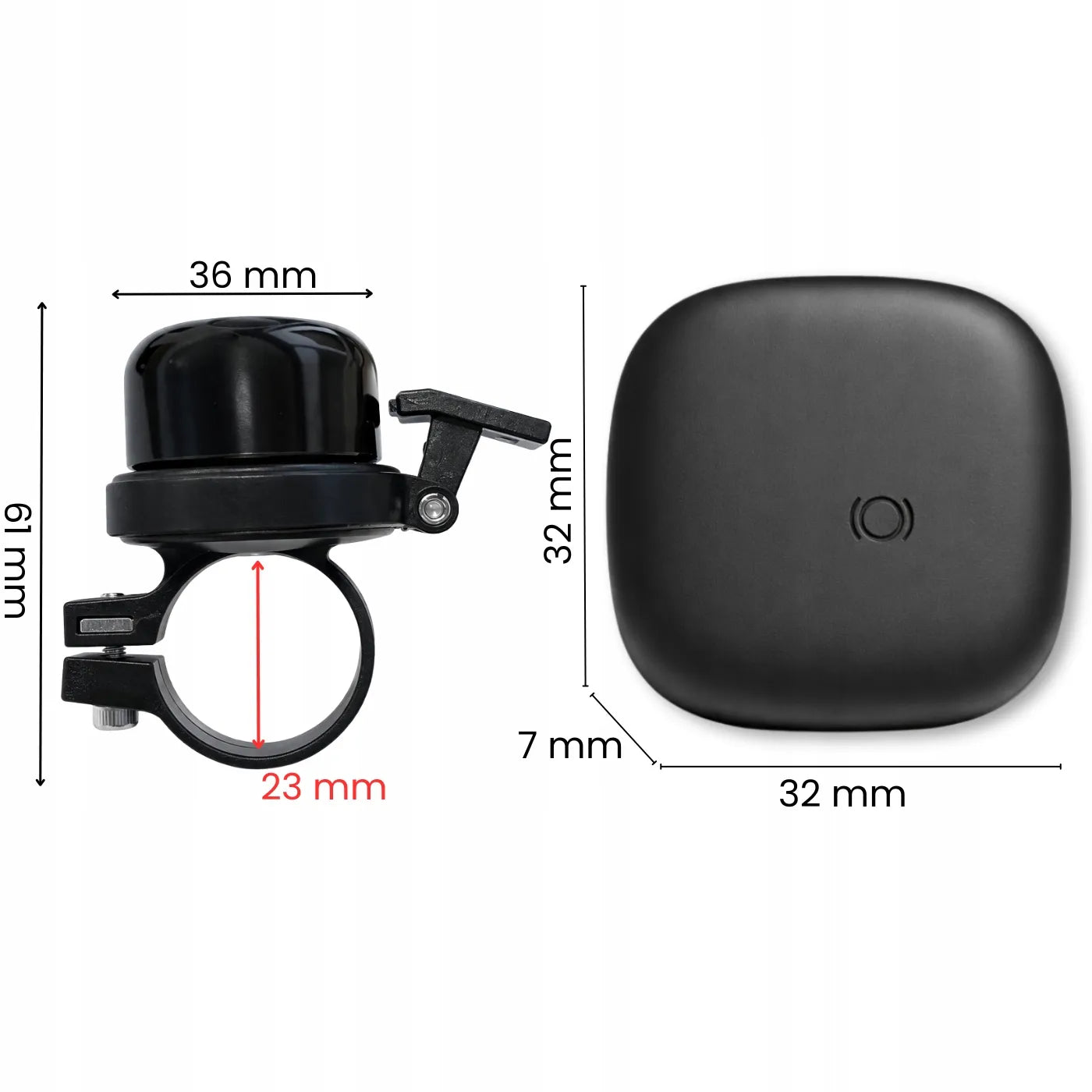 Spreest dviračio skambutis su Google Find Hub GPS lokatoriumi, Android Tag, ABB1 + F17