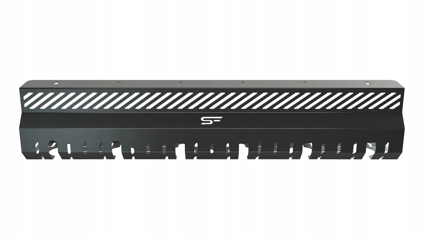 Stalflex kabelių organizatorius po stalu, 60 cm, metalinis, juodas