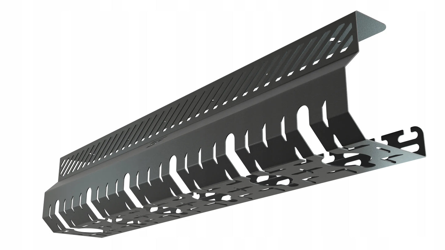 Stalflex kabelių organizatorius po stalu, 60 cm, metalinis, juodas