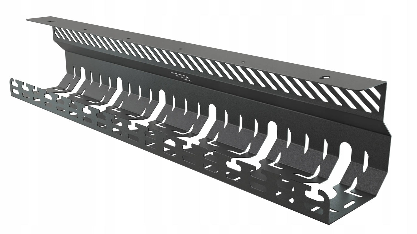 Stalflex kabelių organizatorius po stalu, 60 cm, metalinis, juodas