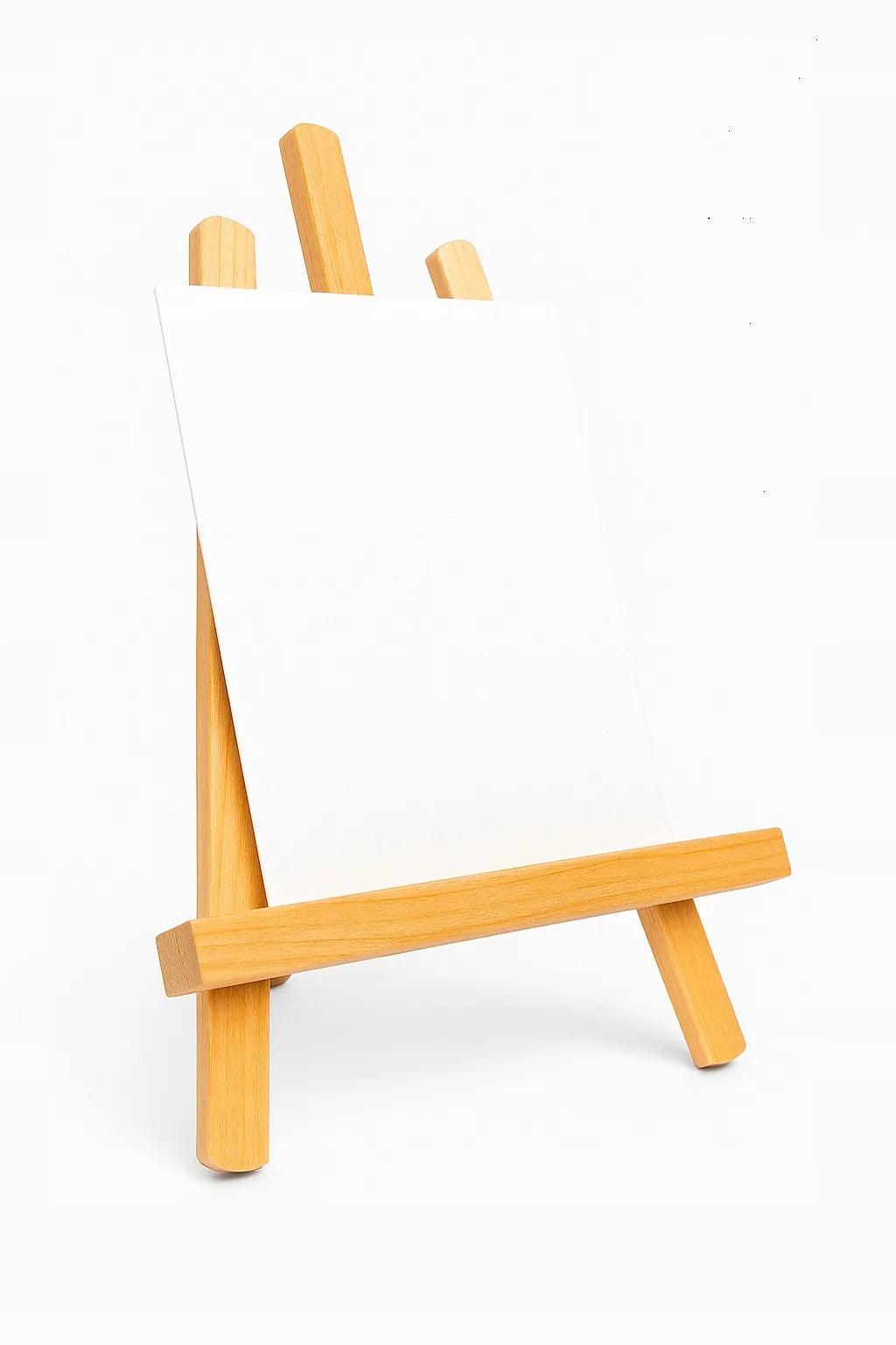 Stalinis medinis trikojis molbertas tapybai, 20 × 30 cm, drobei (ML07)