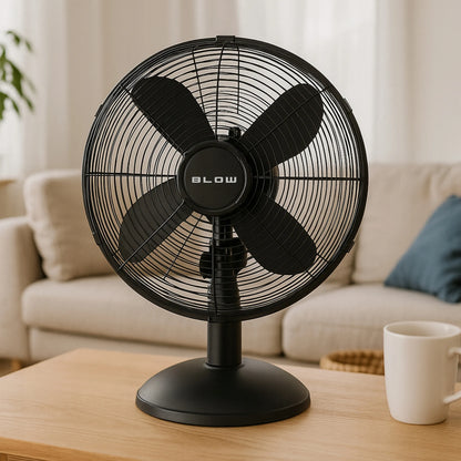 Stalinis ventiliatorius BLOW 30cm, 50W, juodas