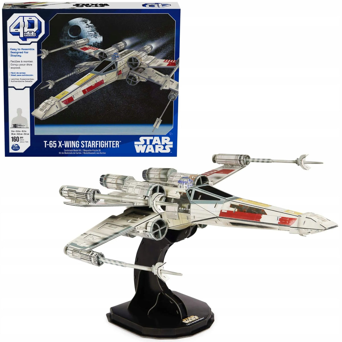 „Star Wars“ X-Wing Starfighter T-65 3D dėlionė, 160 detalių