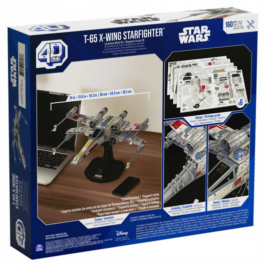 „Star Wars“ X-Wing Starfighter T-65 3D dėlionė, 160 detalių
