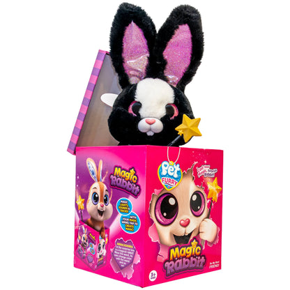 Stebuklingas burtininkas triušis interaktyvus žaislas MAGIC RABBIT šviečia groja