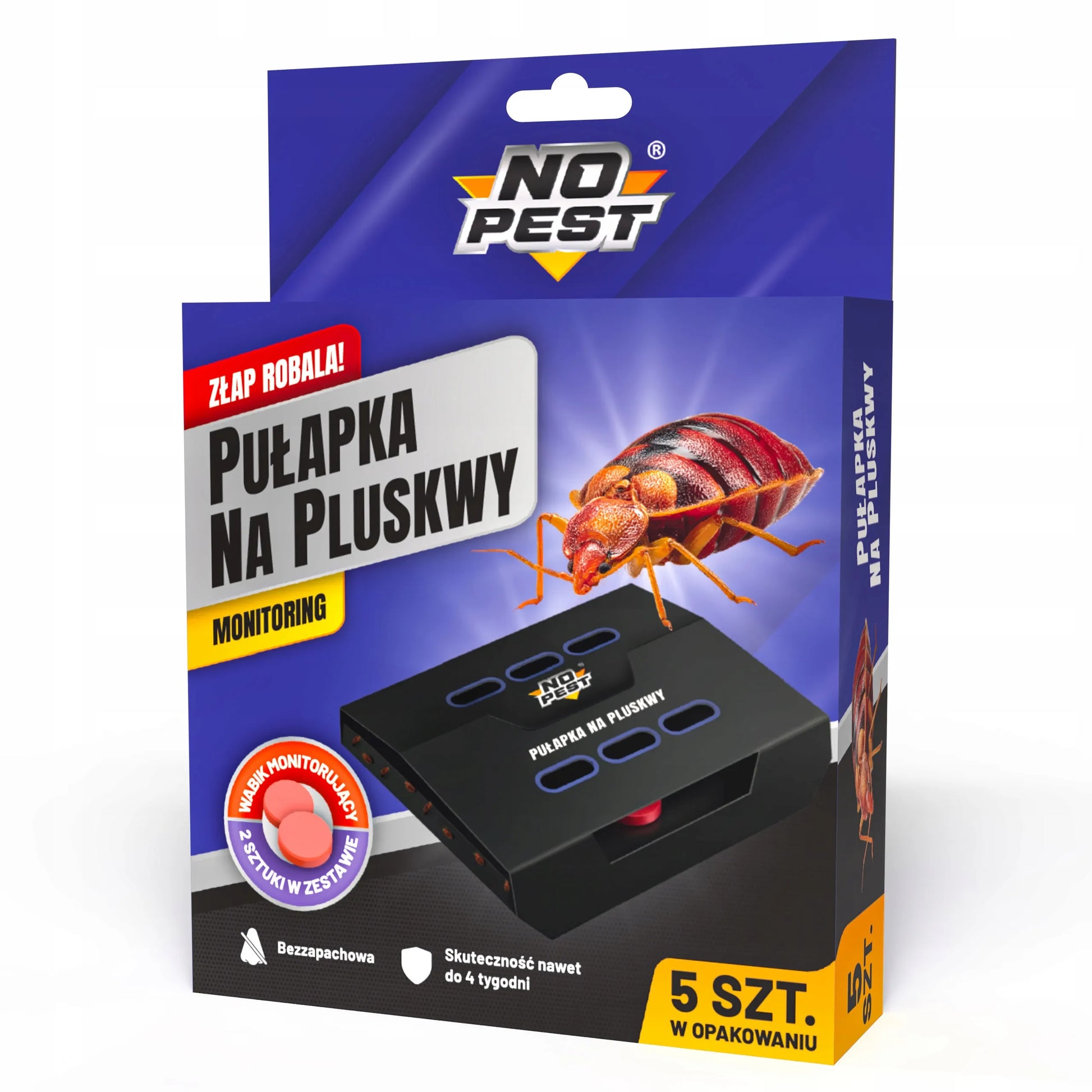 STIPRŪS LIPNŪS GAUDYKLĖS NUO PATALINIŲ BLAKIŲ SU MASALU NO PEST (5 VNT.)