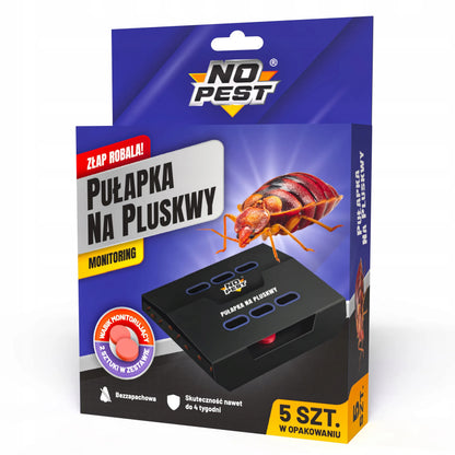 STIPRŪS LIPNŪS GAUDYKLĖS NUO PATALINIŲ BLAKIŲ SU MASALU NO PEST (5 VNT.)