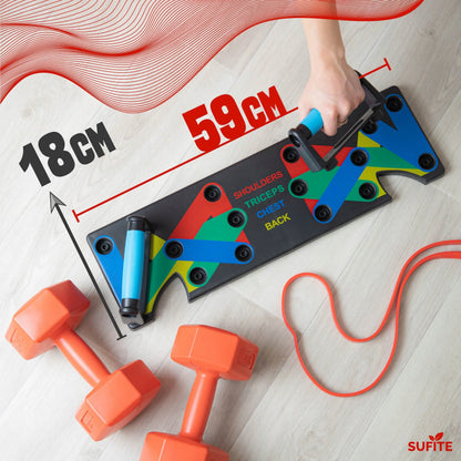 SUFITE treniruočių platforma su fitneso rankenomis
