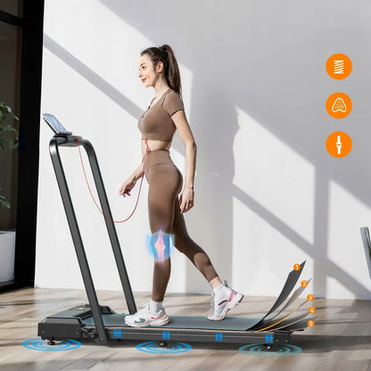 Sulankstomas elektrinis bėgimo takelis KZYNTH namams ir biurui iki 10 km/h