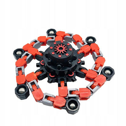 Sulankstomas „Fidget Spinner“ – antistresinis sensorinis žaislas, kurį galima paversti robotu
