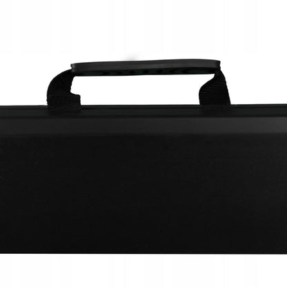 Sulankstomas sodo kateringinis stalas 180 cm, tvirtas, juodas