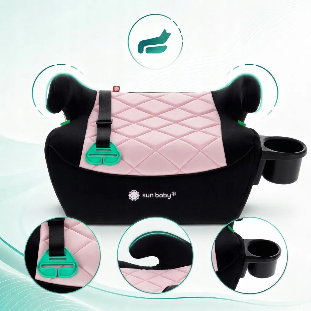 Sun Baby automobilinė kėdutė-paaukštinimas 15-36 kg i-Size ISOFIX 125-150