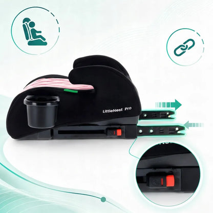 Sun Baby automobilinė kėdutė-paaukštinimas 15-36 kg i-Size ISOFIX 125-150