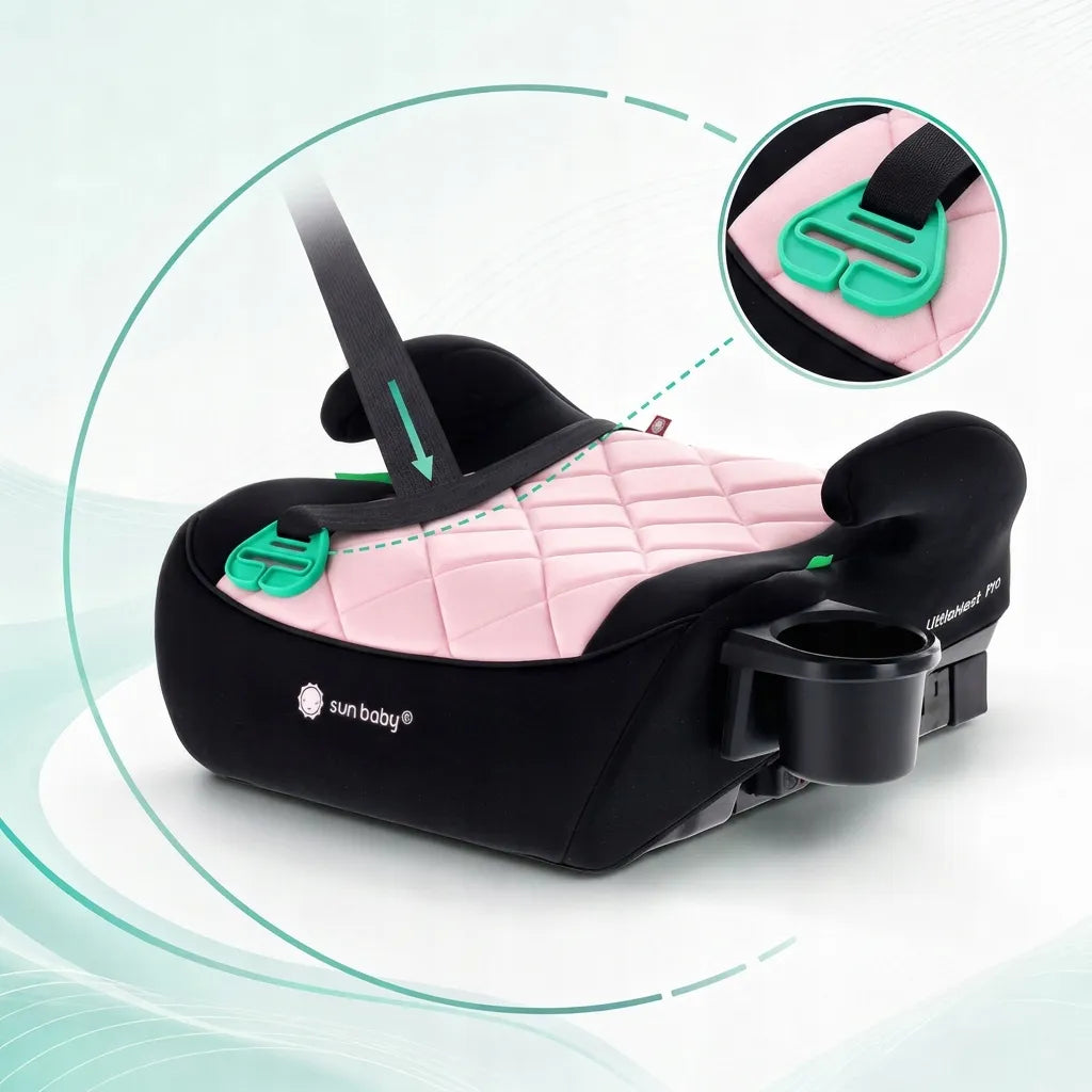 Sun Baby automobilinė kėdutė-paaukštinimas 15-36 kg i-Size ISOFIX 125-150