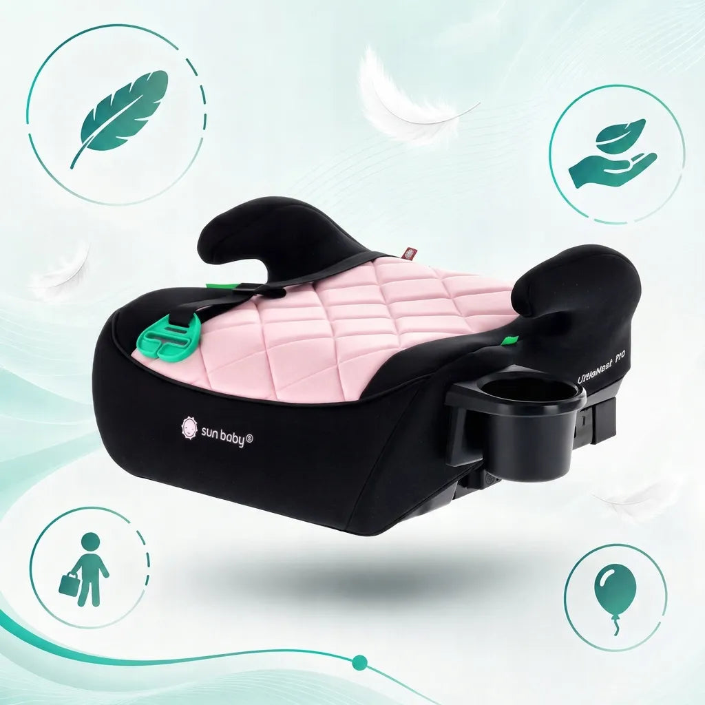Sun Baby automobilinė kėdutė-paaukštinimas 15-36 kg i-Size ISOFIX 125-150