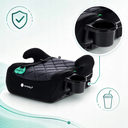 Sun Baby I-SIZE ISOFIX 125-150 automobilinė kėdutė-paaukštinimas