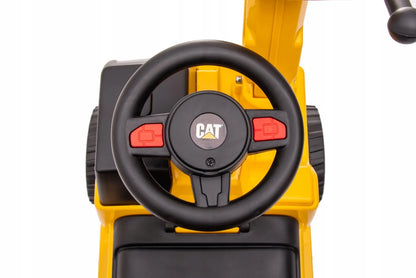 Sun Baby paspirtukas automobilis CAT geltonas