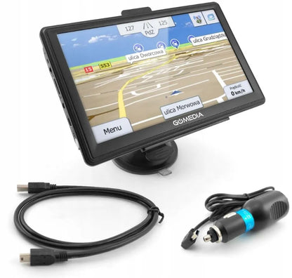 Sunkvežimių GPS navigacija 7″ LED su Europos žemėlapiais