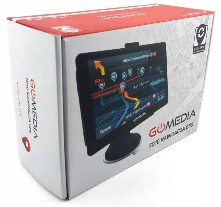 Sunkvežimių GPS navigacija 7″ LED su Europos žemėlapiais