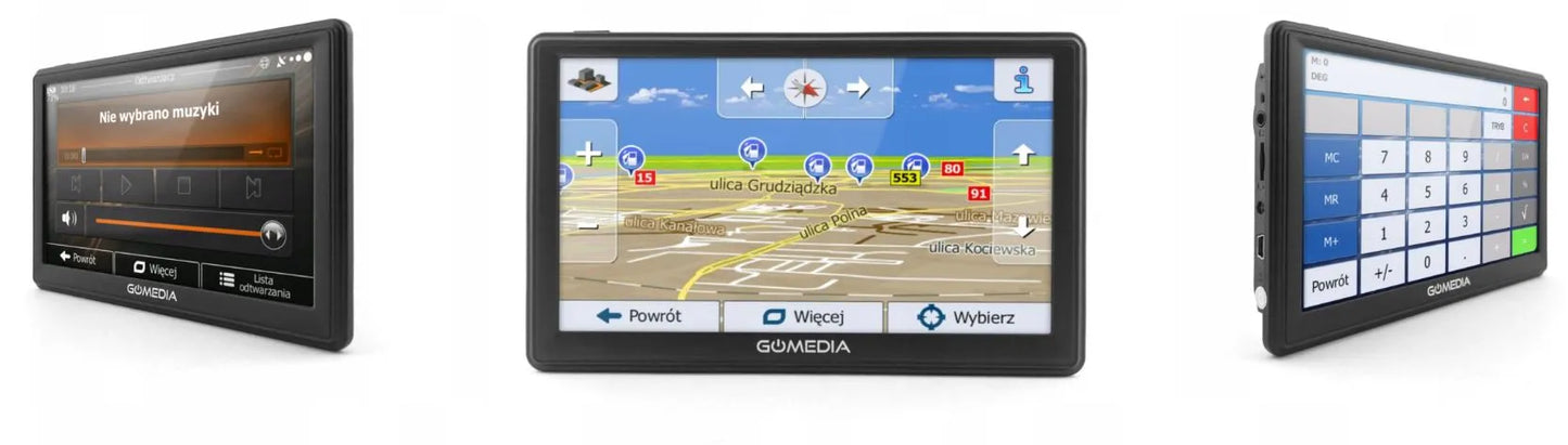 Sunkvežimių GPS navigacija 7″ LED su Europos žemėlapiais