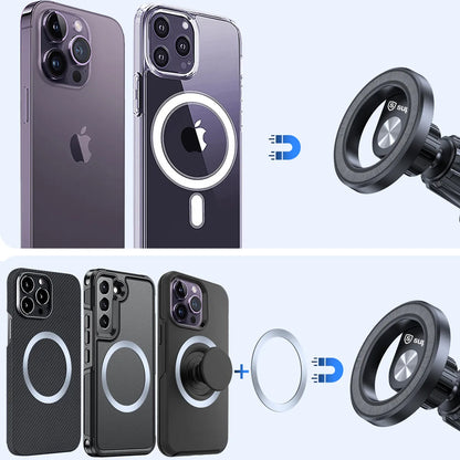 SUPERO automobilinis magnetinis laikiklis telefonui su MagSafe funkcija ventiliacijos grotelėms