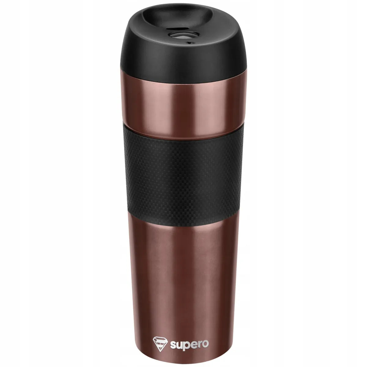 SUPERO sandarus termopuodelis, 450 ml, rožinis