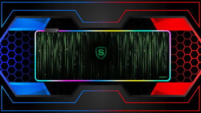 SUPERO XXL RGB žaidimų pelės kilimėlis