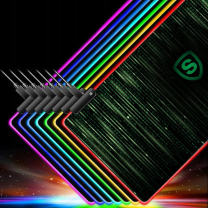 SUPERO XXL RGB žaidimų pelės kilimėlis