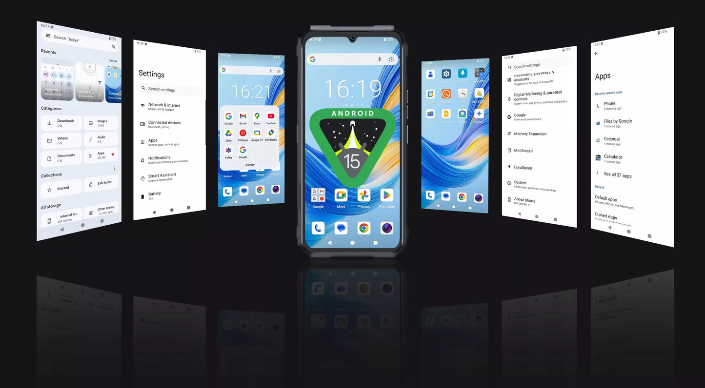 Sutvirtintas karinis išmanusis telefonas CUBOT KING KONG 11 32/256GB NFC DUAL SIM 5G