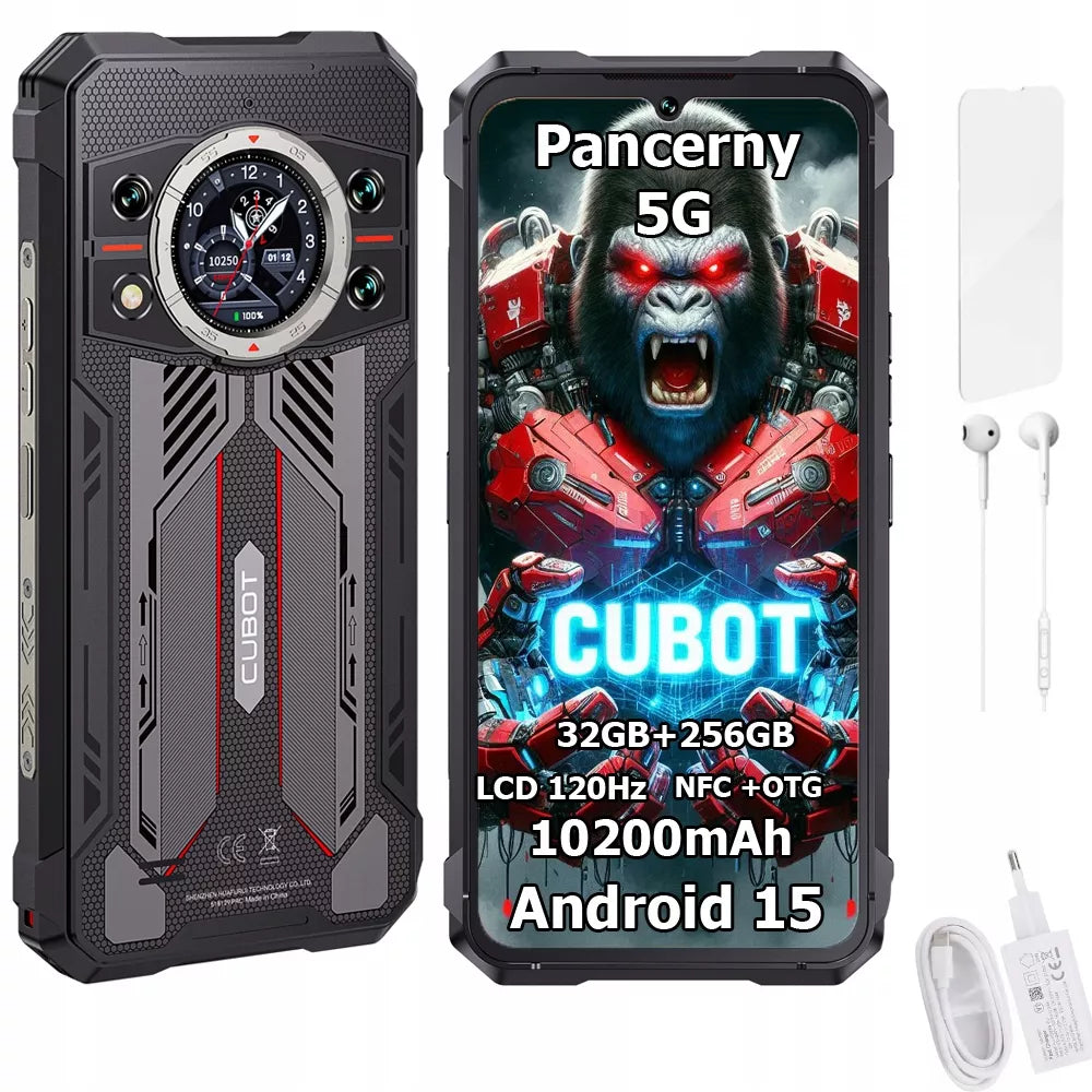 Sutvirtintas karinis išmanusis telefonas CUBOT KING KONG 11 32/256GB NFC DUAL SIM 5G