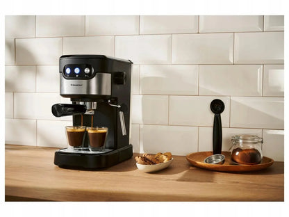 Svirtinis espresso kavos aparatas SilverCrest SEMB 1100 B1 1100 W juodas