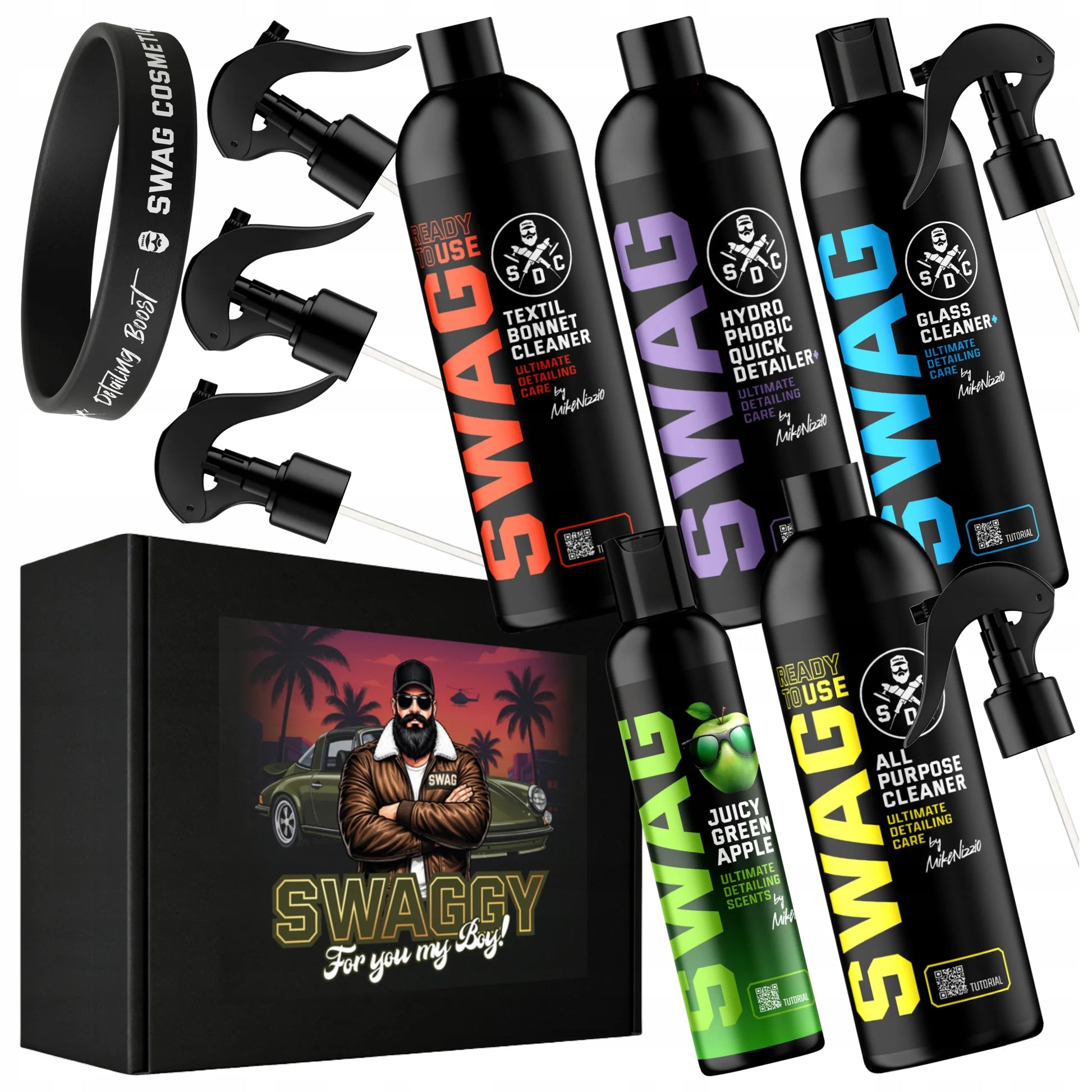 SWAG Detailing Gift Box For Men automobilių kosmetikos rinkinys