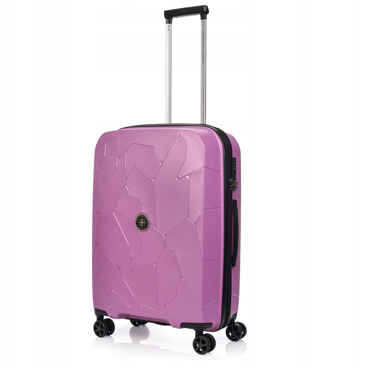 SwissBags „Lava“ vidutinio dydžio kietas polipropileninis lagaminas, 80 l