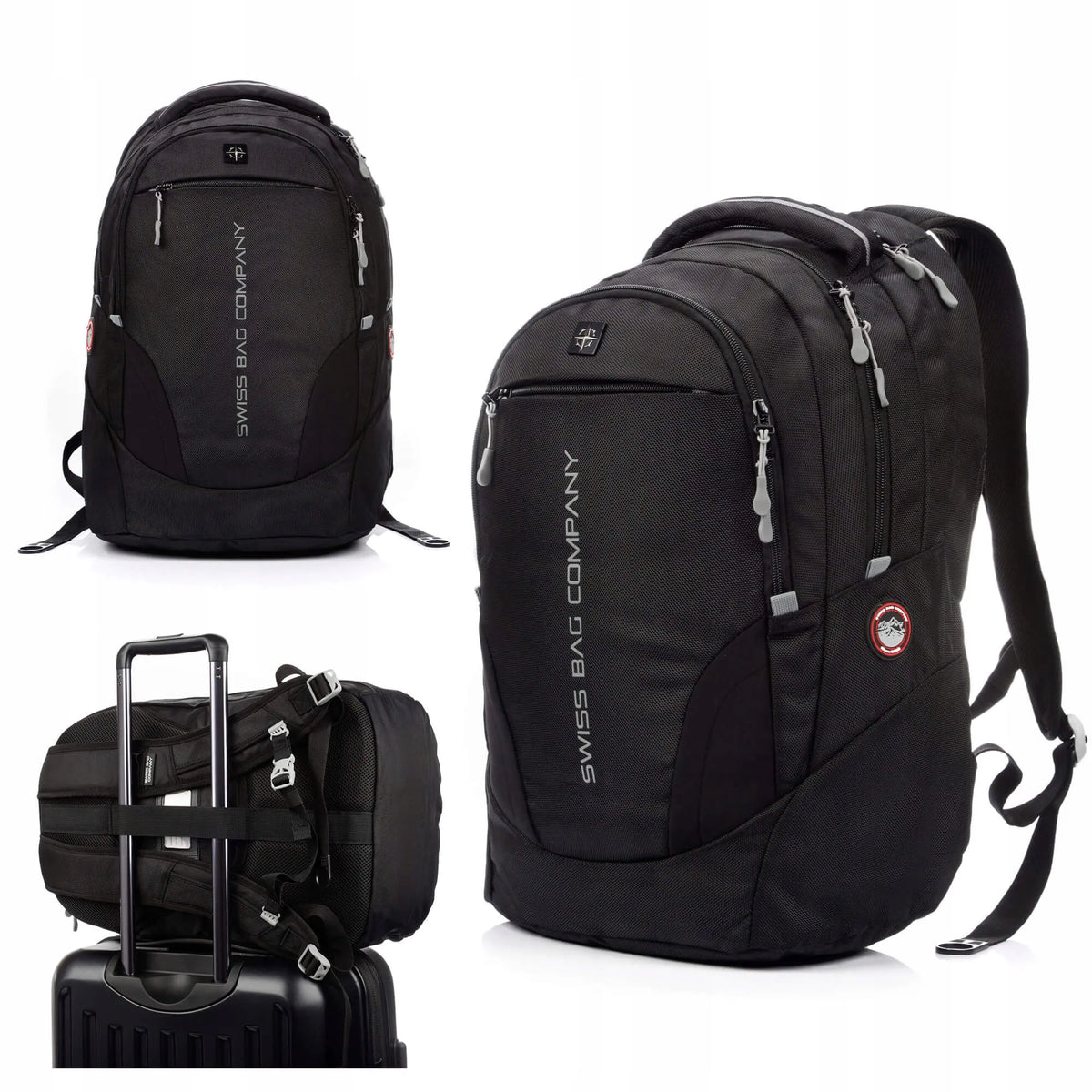 „Swissbags Zurich“ verslo ir mokyklinė kuprinė, 33 l, su skyriumi nešiojamajam kompiuteriui
