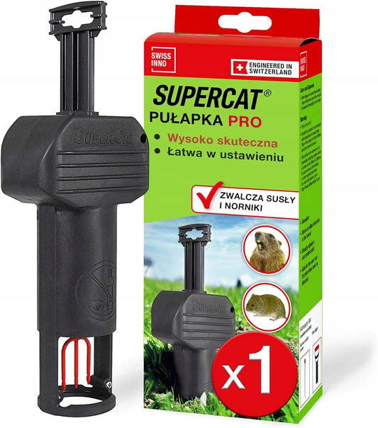 SWISSINNO SuperCat PRO spąstai kurmiams, pelėnams ir graužikams, 22 cm