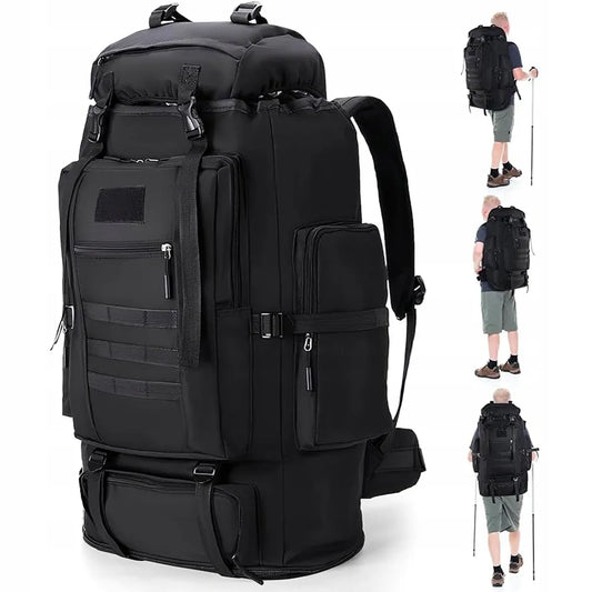 Taktinė kuprinė 70-100L – karinė, stovyklavimo, išgyvenimo ir bushcraft