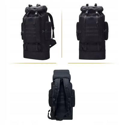 Taktinė kuprinė 70-100L – karinė, stovyklavimo, išgyvenimo ir bushcraft