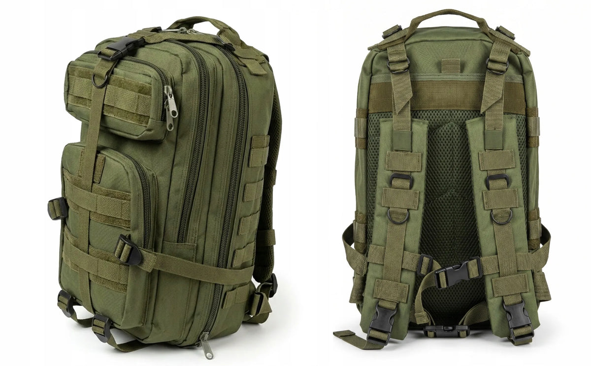 Taktinė turizmo kuprinė „Ulfur UF72611“, 20 l, žalia, 600D „Oxford“