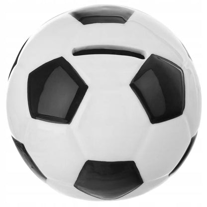 Taupyklė FUTBOLO KAMUOLYS, atidaroma, skirta pinigams ir monetoms taupyti