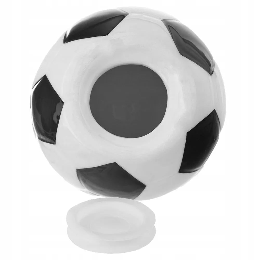 Taupyklė FUTBOLO KAMUOLYS, atidaroma, skirta pinigams ir monetoms taupyti