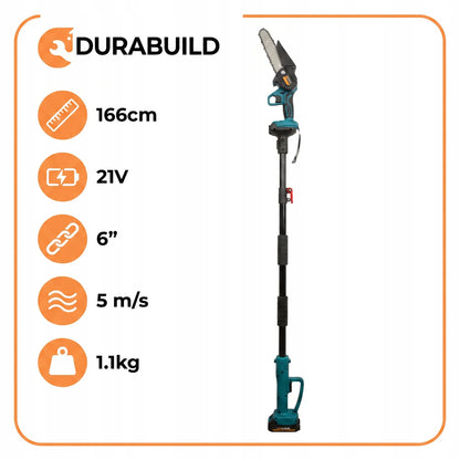 Teleskopinis pjūklo ilgintuvas Durabuild, skirtas genėtuvams, 100-170 cm