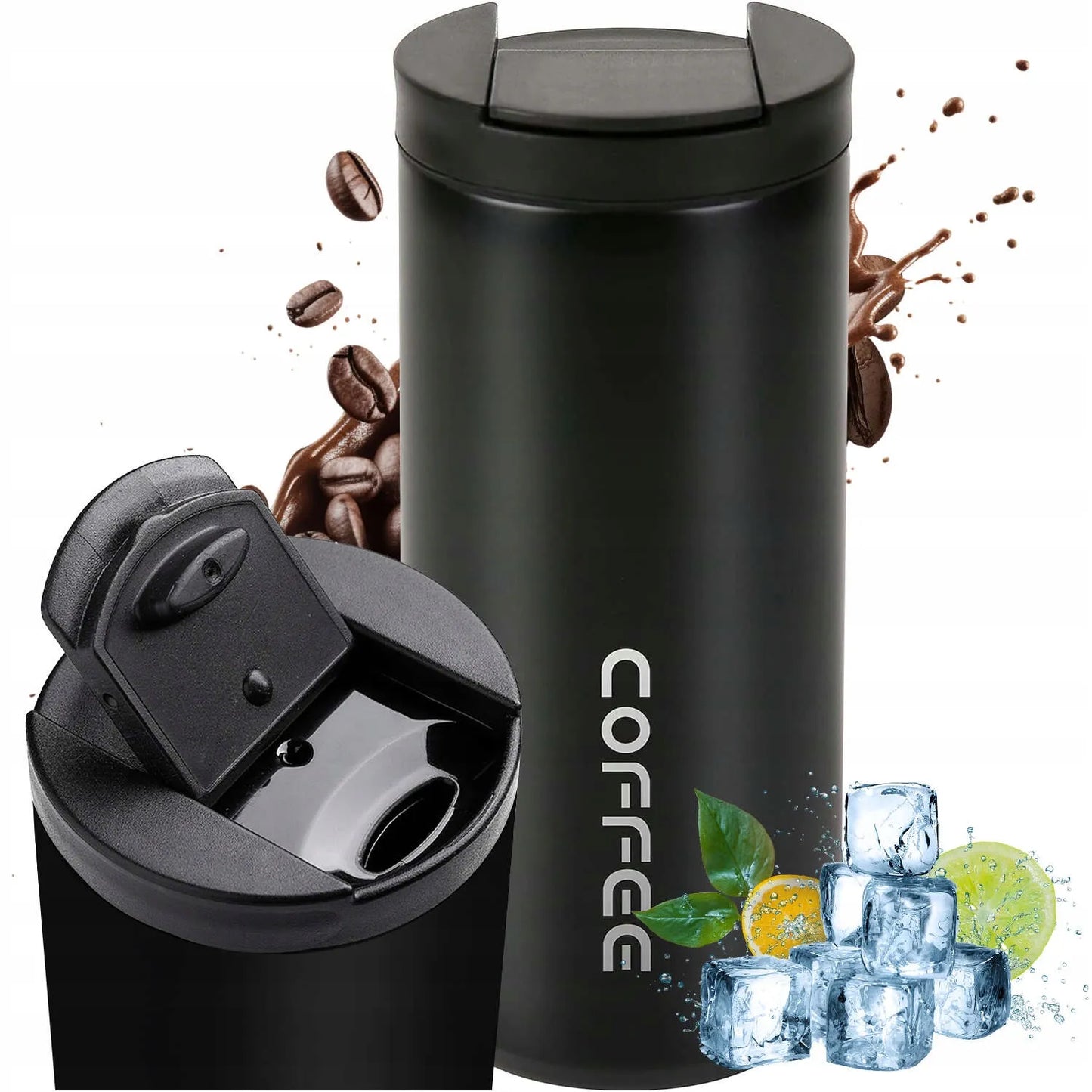 Termopuodelis kavai, termosas arbatai, sandarus, didelis, 400 ml