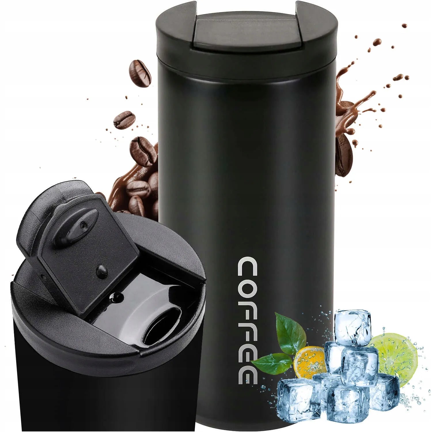 Termopuodelis kavai, termosas arbatai, sandarus, didelis, 400 ml