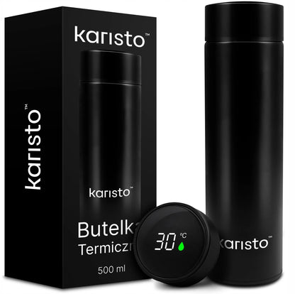 Termosas 500 ml Karisto su temperatūros ekranu, nerūdijantis plienas