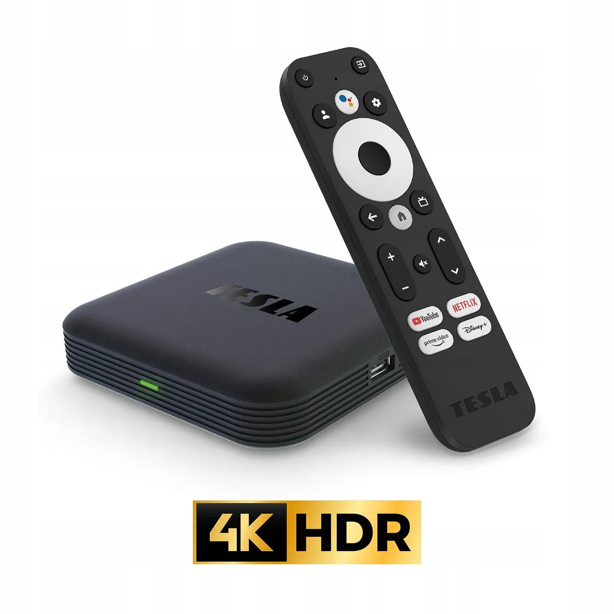 TESLA medijos leistuvas XG600 4K, Google TV, Dolby Atmos juodas