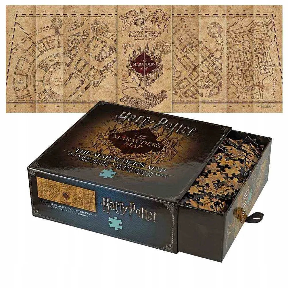 „The Noble Collection“ dėlionė „Harry Potter: Marauders Map“, 1 000 detalių